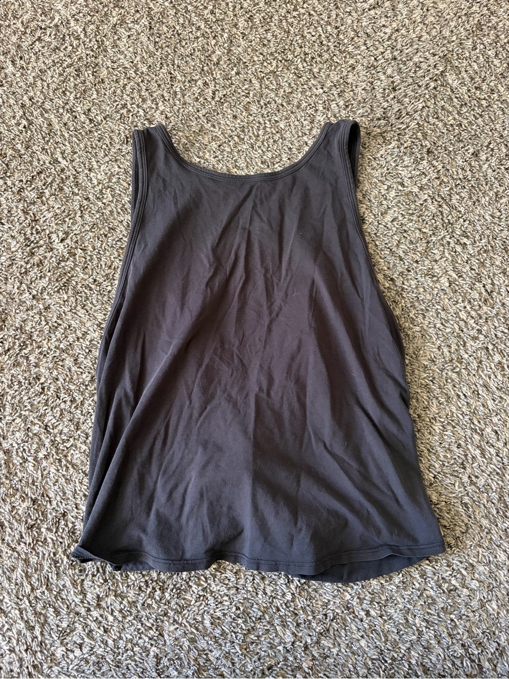 lululemon athletica Black Scoop-Neck Tank